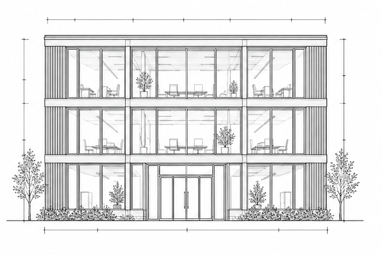 Haven Office architectural elevation